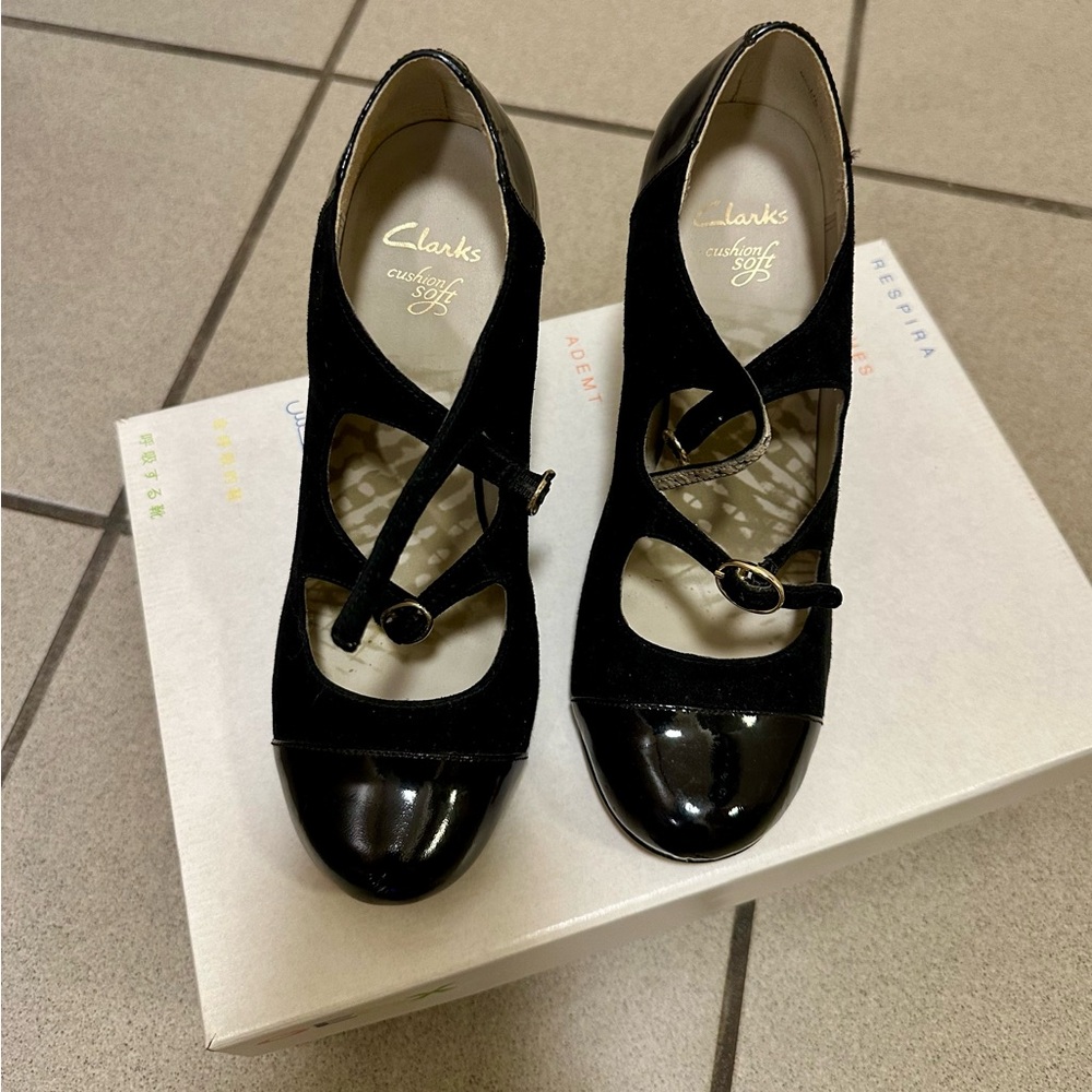 Clarks Camelia Kate Black Heels – UK 4.5 / US 7